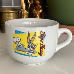 Warner Brothers Bugs Bunny Jumbo Ceramic Coffee Mug Warmer Vintage Looney Tunes